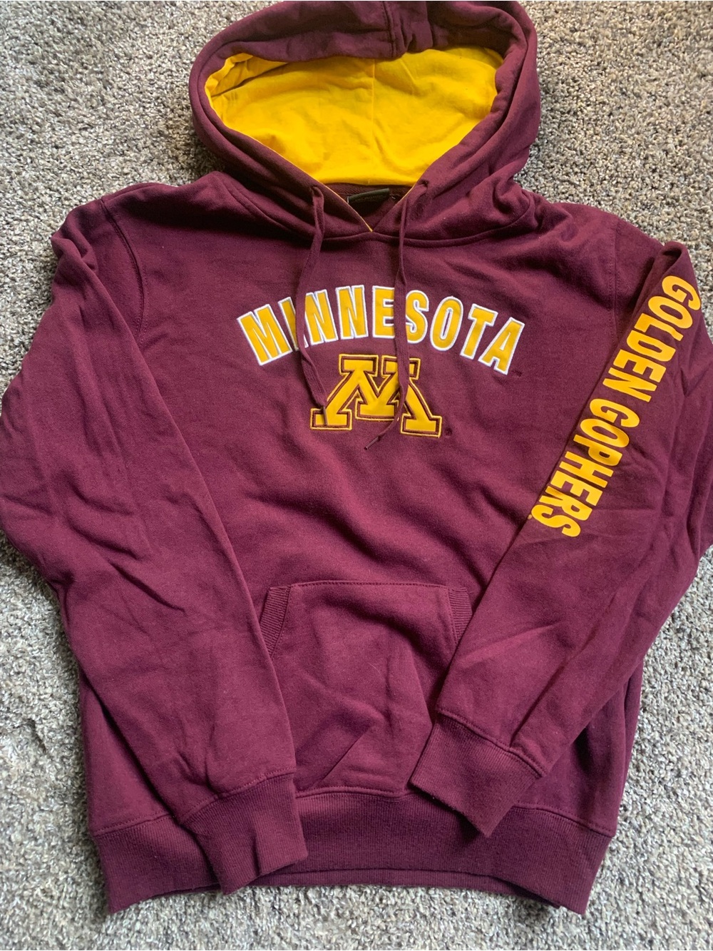 Minnesota Golden Gophers Maroon & Gold Hooded Sweatshirt